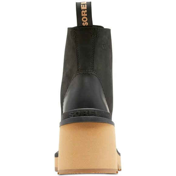 Sorel Womens Hi Line Lace Up Round Toe Lug Combat Boots Black Size 9.5M Defected - Picture 4 of 7